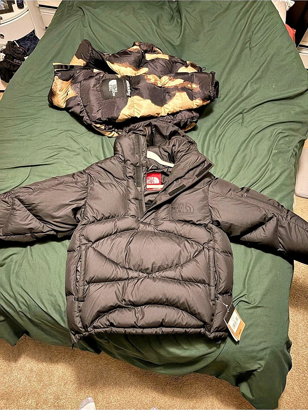 Supreme x The North Face Nuptse Jacket Black Puffer Jacket